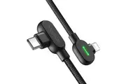MCDODO 36W Type-C to Lightning Braided Data PD Fast Charging Cable Cord For Apple IPhone IPad 1.2m