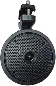 4" Waterproof Speaker Tower Type Hanging Speaker Water Splashing Yacht/Motorcycle/RV/Mountain Bike H-6104 (Black/Pair)