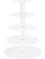 [5 Star Chef] Cake Stand 5 Tiers in White