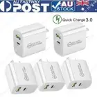 20W Dual USB-C Type C Fast Wall Charger PD Adaptor QC3.0 For Android iPhone iPad
