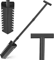40" Metal Detecting Shovel Digging Tool, T-Handle Metal Detector Shovel, Handle Spade for Metal Detecting for Landscapers Lawn Gardeners Relic & Gold Prospecting