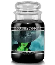 Kringle Country Candle "FEELING WICKED" Halloween~ Large 24 oz ~Limited Edition