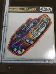 Set 3 pack Removable peel stick Wall art Hot Rod Wall stickers decal