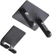 FRCOLOR 2pcs Hair Dryer Stand Hairdryer Holder for Wall Mount Black Hair Dryer Hanger Hair Dryer Rack Hanger