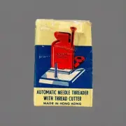 VINTAGE AUTOMATIC NEEDLE THREADER WITH THREAD CUTTER IN ORIGINAL BOX