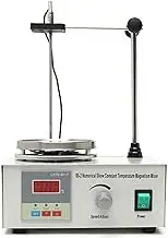 LCD Digital Magnetic Stirrer Laboratory Magnetic Stirrer Heating Plate Adjustable Digital Display Churn Stir Machine Blender Laboratory Stirrer Hot Plate Magnetic Stir Plate