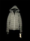 Michael Kors Ultra Light Weight Puffer Jacket Knit Sleeves Size Small