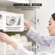 60-Pack Soft Close Cabinet Door Hinges, Partial Overlay for All Door Types