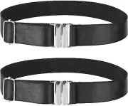 2 Pcs Thigh Garter Belt Black Leg Garter Belt Plus Size Adjustable Garter Bel...