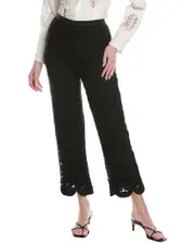 Rebecca Taylor Retro Lace Silk-Blend Pant
