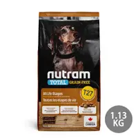 在飛比找松果購物優惠-紐頓nutram-T27 無穀迷你犬火雞肉配方1.13KG(