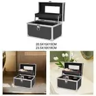 Makeup Train Case Pedicure Kits Portable Organizer for Aesthetic Supplies