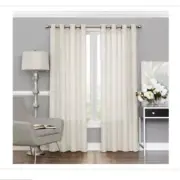 Eclipse Curtain One Panel Light Filtering 52in X 84in Liberty Ivory Grommet