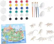 Hohopeti 1 Set DIY Dinosaur Painting Set for Creative Kit Fun Painting for Birthday and Holiday Present Interactive Experience
