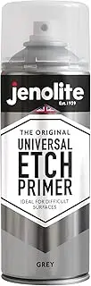 JENOLITE Universal Etch Primer Spray Paint | GREY | High Performance Acid Etch Primer For Difficult Surfaces Including Aluminium, Galvanised Steel, Stainless Steel & Most Metal Surfaces | 400ml