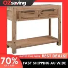 Console Table Rustic Charm 2 Drawers Shelf 82x33x73 cm Brown 5684