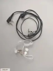 New 2Pin Hands Free Earpiece + PTT Microphone for Motorola Radio Devices