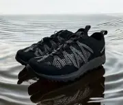 Merrell Wildwood Aerosport Men’s Water Hiking Shoes Size 9.5 Black Trail Running