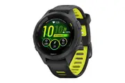 Garmin Forerunner 265S Smart Sports Watch - Black with Black/Amp Yellow Band, 42mm