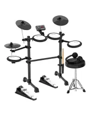 [Karrera] TDX-16 Electronic Drum Kit with Pedals in Black