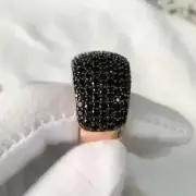 Eternity Anniversary Ring 14K Rose-Black Gold Pated 2.25Ct Simulated Diamond