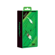 PowerFlo+ Type C Data Cable 3M White