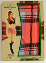 SARAH STAGE /3 AUTHENTIC SWATCH BENCHWARMER 25 YEARS HOT 4 TEACHERS 2019