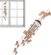 CHIMES VINCHI DOG FOR OUTDO, CHIMES VEGNI DOG - CHIE TIP PET OUTDOOR - Iron Art Garden Furniture, Home Ornaments for Home, Yard Art Weatherproof PE