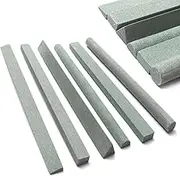Sharpening Stone Set,6 pcs 180# Wood Carving Sharpener Whetstone Set for for Wood Carving Knives/Chisels&Most Bladed Cutting Tools,Variety of Shapes (Length:appr.5.90inch)