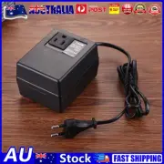 220V to 110V Voltage Converter Transformer Travel EU Plug AC Step Down Adapter A