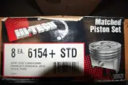 Hi-Tech 6154 STD Set of 8 Pistons that fits 5.8L Ford