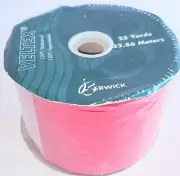 Berwick Veltex Ribbon Red 4" X 25 Yards Waterproof New