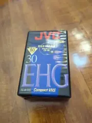 JVC Compact VHS C Camcorder Tape 90 Min Hi Fi EHG 30 New Sealed