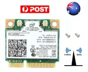 AU Intel 7260HMW Dual Band Wireless WiFi Card 2.4G/5Ghz 802.11AC MINI PCI-E 2x2