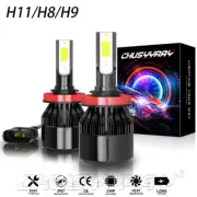 2x H11 H8 LED Headlight Bulbs 80W Low Beam Fog Light For Subaru WRX 2015-2021 (for: Subaru)
