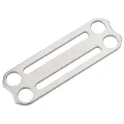 Part Slide Keeper D-Ring Dive Diving Professional Retainer Scuba Silver