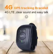 4G GPS Elderly Bracelet Watch, Tracker, SOS, Call, Speed Dial, Step Count, HR&BP