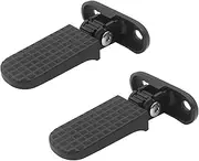 2X Folding Bicycle Foot Pedals, Foldable Bike Rear Pedals,Parts Easy to Install,Sturdy Footrest for Riding,Outdoor Activities