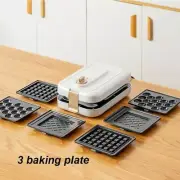 Waffles Sandwich Maker Bubble Cake Machine 3in1 tray Breakfast Maker