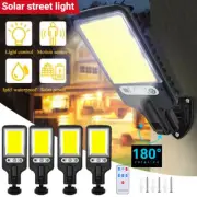 118COB Solar Solar Lamp With 3 Mode IP65 Motion Sensor Security Lighting