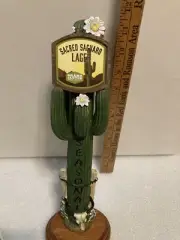 GRAND CANYON PRICKLY PEAR CACTUS SAGUARO LAGER Draft beer tap handle. ARIZONA