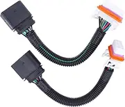 Xenon Headlight Wiring Harness Front Headlight Connector Cable Set Lamp Adapter Cable Main Headlight Connector Socket Repair Kit Front Left and Right for Cayenne 9PA 2003 2004 2005 2006