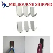 6 Pack Wall Adhesive Hooks Sided Hanging Strips Strong Stick Heavy Duty