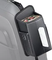 Car Backseat Organizers | Seat Rectangle Tissue Box Cover | Adjustable Strap Tissue Holder Large Capacity Auto Accessories for Truck, Vehicle & Travel