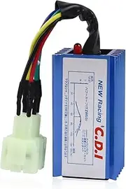 FLYPIG High Performance GY6 6 Pin AC Racing CDI Box for 50cc 125cc 150cc 139QMB 152QMI 157QMJ Chinese Scooter Moped Go Kart ATV Quads Dirt Bike Compatible with XR50 XR70 CRF50 CRF70 50cc-150cc