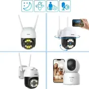 ZOSI 3MP WIFI Security Smart IP Camera Wireless Home CCTV System Indoor Monitor