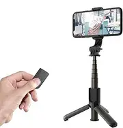 Extendable Selfie Stick,Extendable Wireless Selfie Stick - Aluminum Alloy Phone Holder for Travel, Home, and Camping