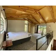 Modern Loft House With Exposed Timber Trusses