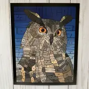Owl Word Art Print - Unique Gift - Nature Wall Decor - Inspirational Home Art