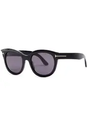Tom Ford Tamara2 Round-frame Sunglasses - Black ONE SIZE